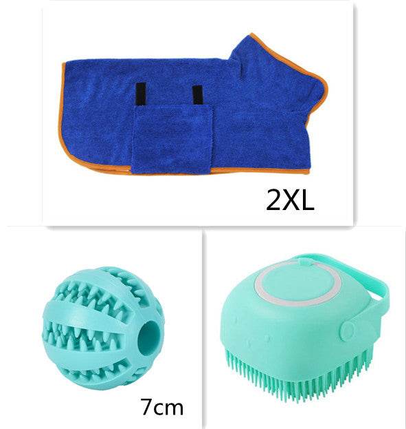 Silicone Dog Bath Massage Gloves Brush Pet Cat Bathroom Cleaning Tool Comb Brush For Dog Can Pour Shampoo Dog Grooming Supplies - P12 Hub Europe
