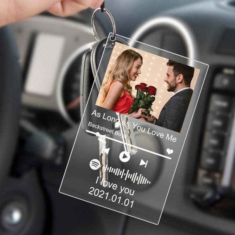 Custom Song Keychain Photo Personalization - P12 Hub Europe