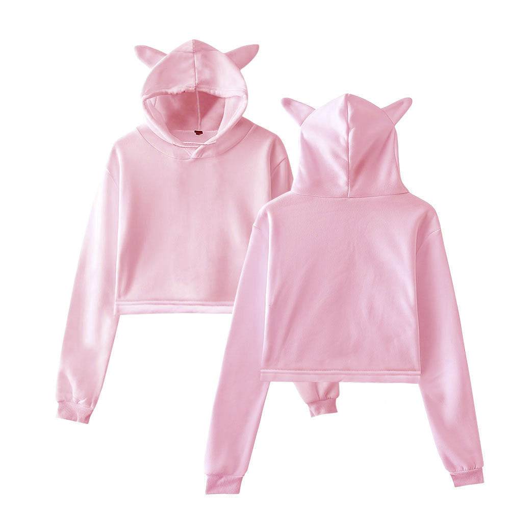 Sweatshirt Women Hoodie Pullover Clothes For Girls Streetwear Spring Long Sleeve Crop Top Hoodies - P12 Hub Europe