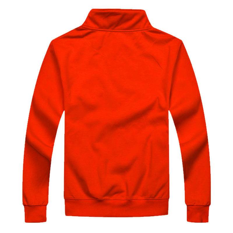 Men's Korean Style Contrast Color Stand Collar Sweatshirt - P12 Hub Europe