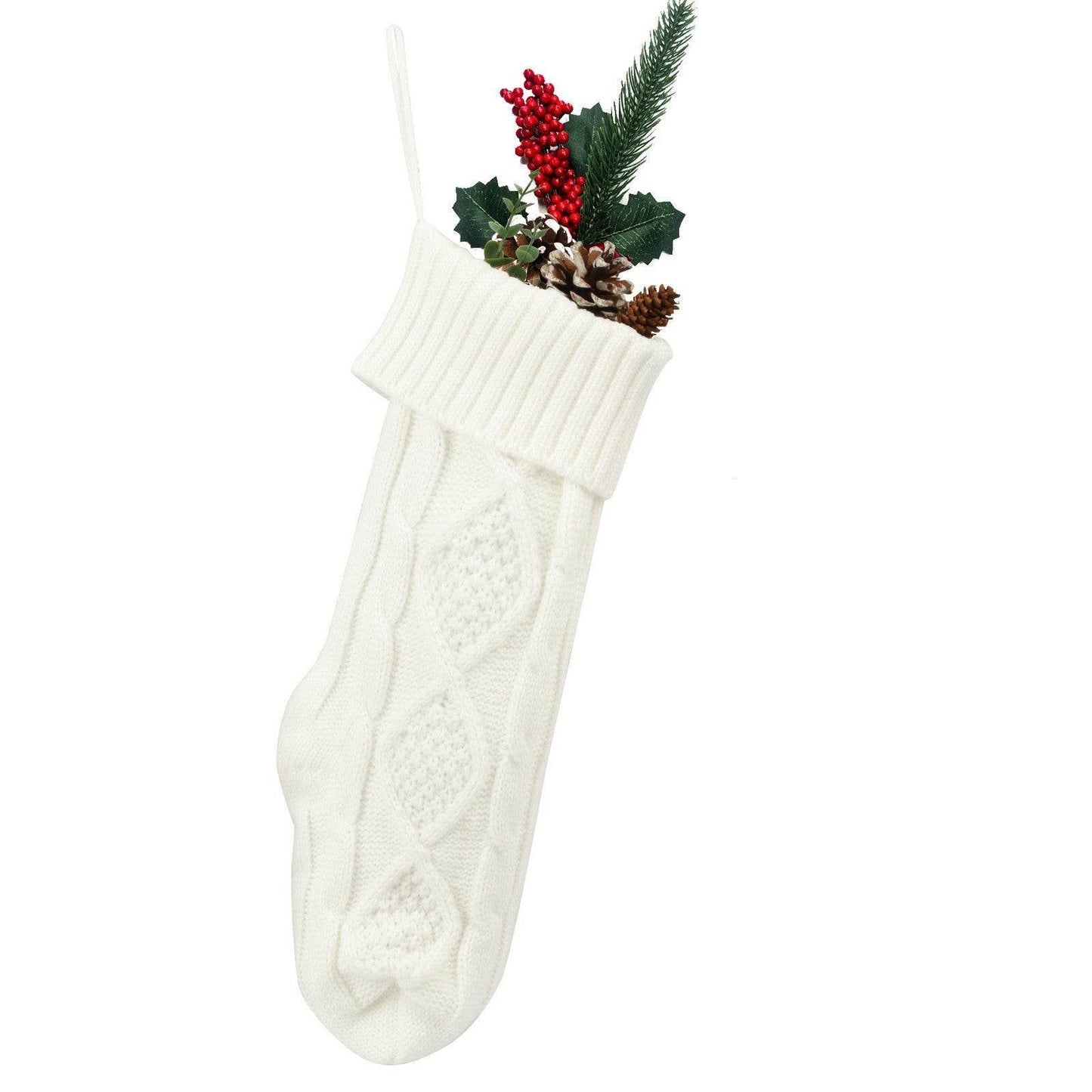 Embroidered Knitted Christmas Socks Decorative Products - P12 Hub Europe