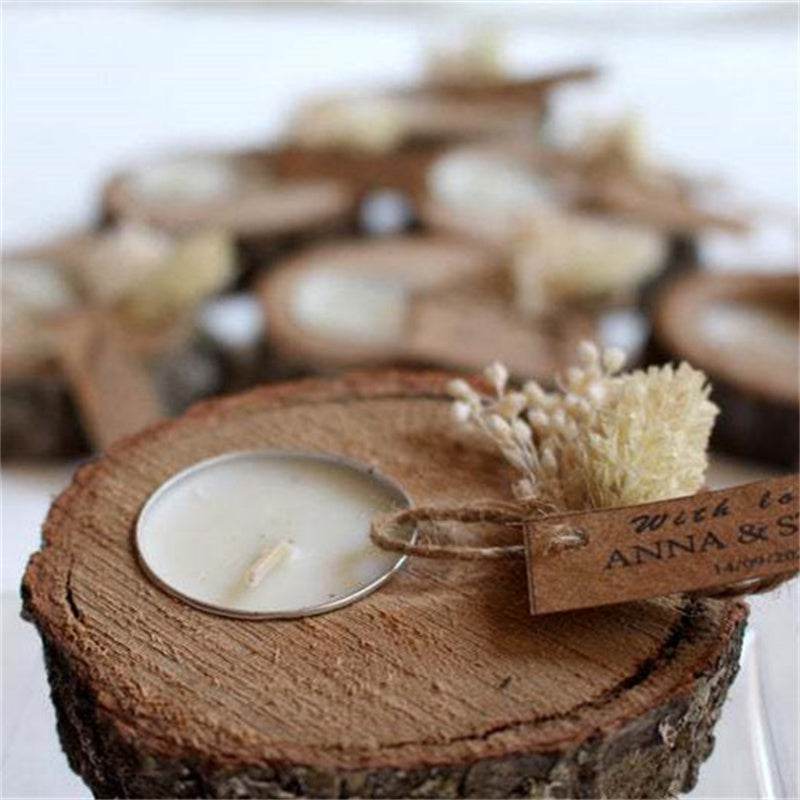 Wedding Decoration Supplies Scented Candles Souvenirs Engraved Name - P12 Hub Europe