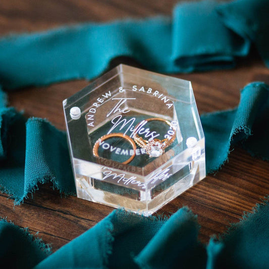 Creative Name Ring Hexagonal Storage Box - P12 Hub Europe