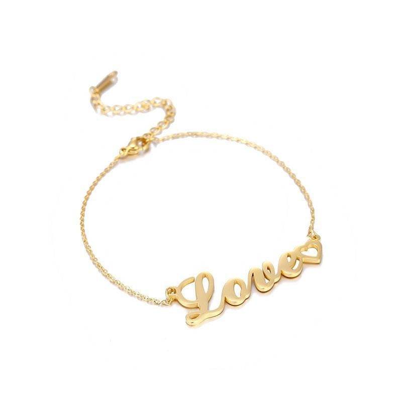 Personalized DIY Custom Name Bracelet Stainless Steel - P12 Hub Europe