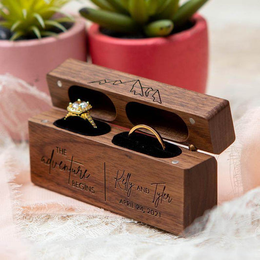Design Lettering Ring Box Wedding - P12 Hub Europe