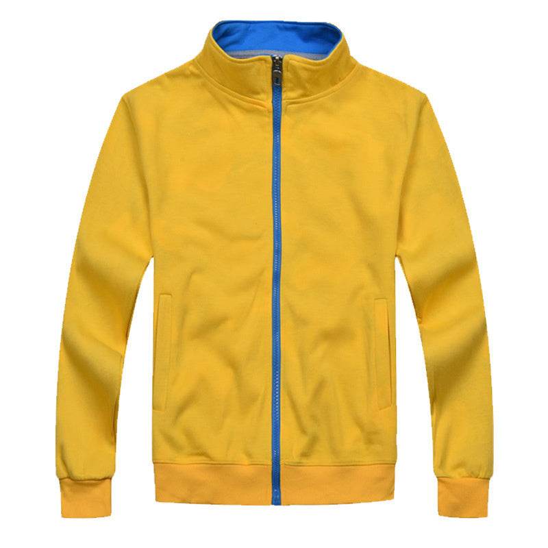 Men's Korean Style Contrast Color Stand Collar Sweatshirt - P12 Hub Europe