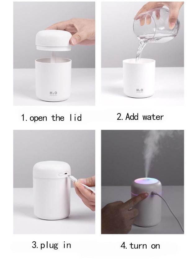 Ultrasonic aromatherapy essential oil diffuser - P12 Hub Europe