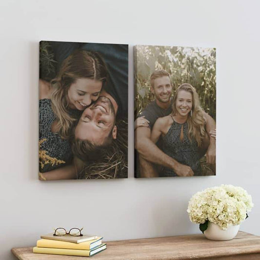 Personalized Family Pet Photo on Canvas Posters Wall Paintings Print - P12 Hub Europe