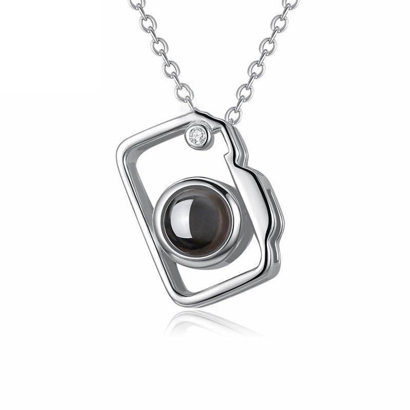 Camera Shaped Customized Photo Projection Necklace - P12 Hub Europe