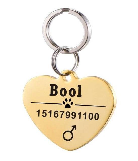 Personalized Dog ID Tag Stainless Steel Pet ID Tag - P12 Hub Europe