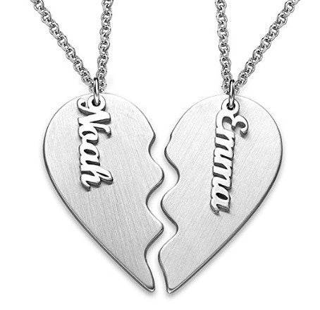 S925 pure silver love 1-2 couples jewelry personalized name customized necklace - P12 Hub Europe