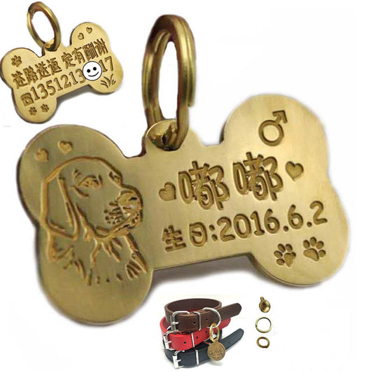 Custom made brass pet Pendant - P12 Hub Europe