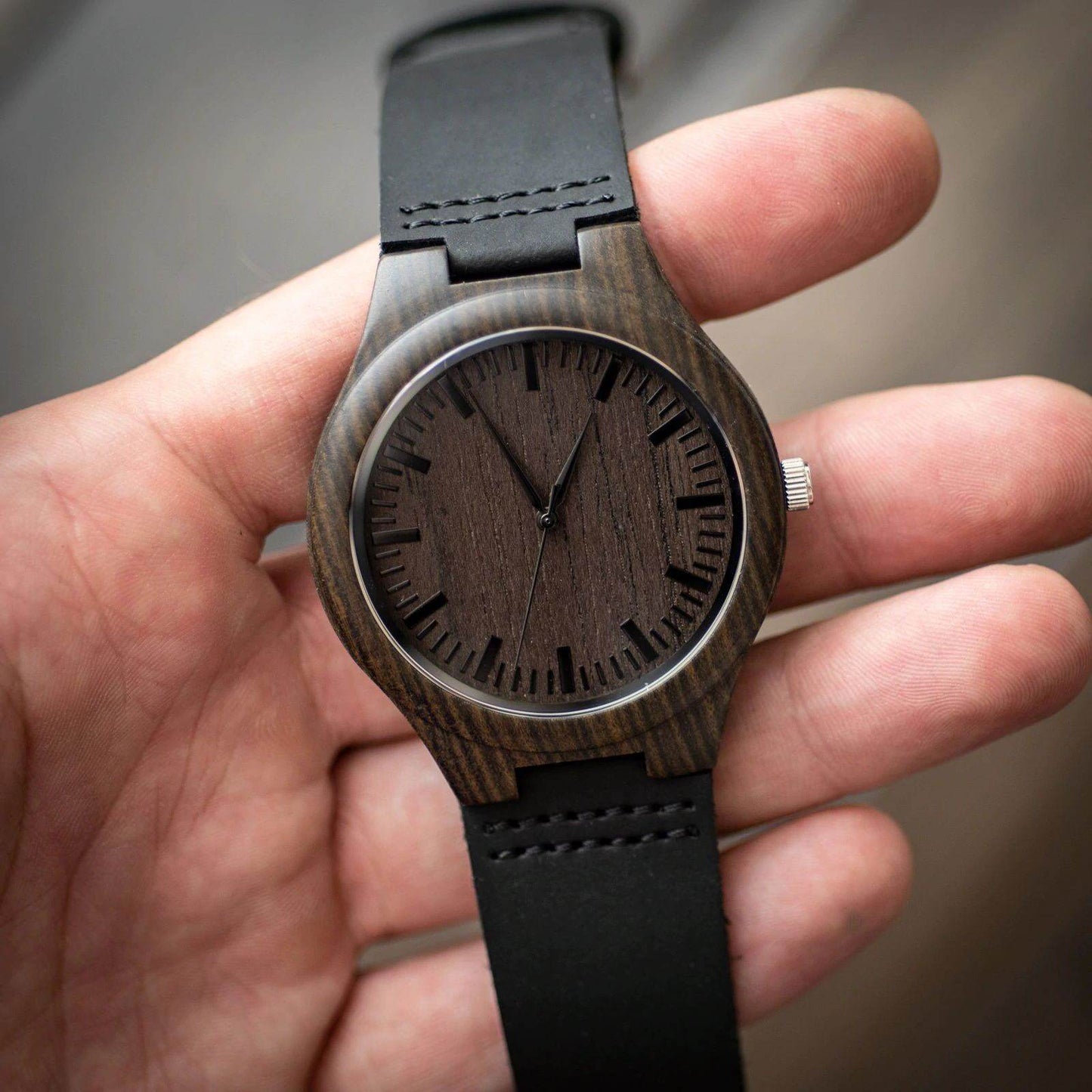 Custom carved watch with bottom cover - P12 Hub Europe