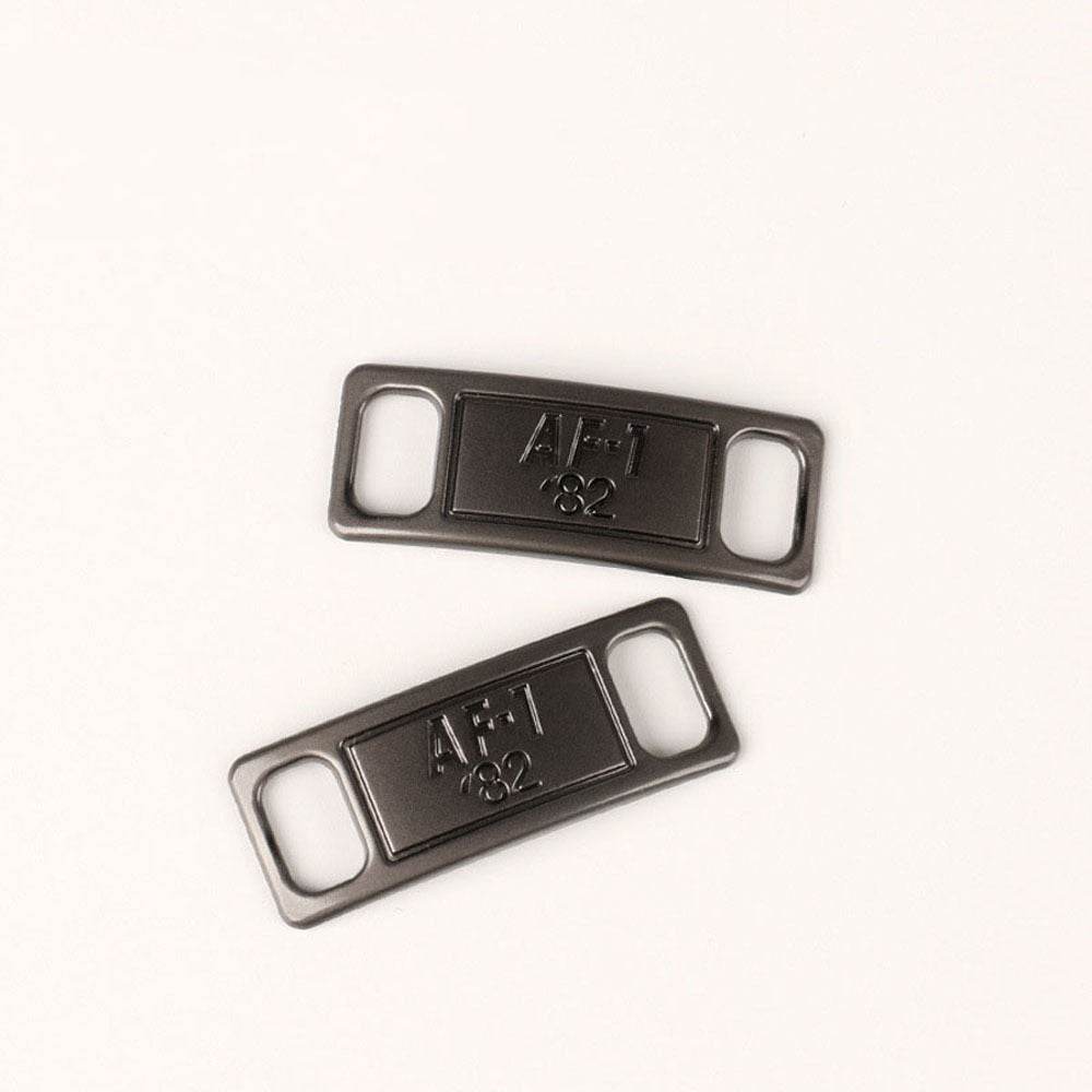 Stainless steel letter shoe buckle - P12 Hub Europe
