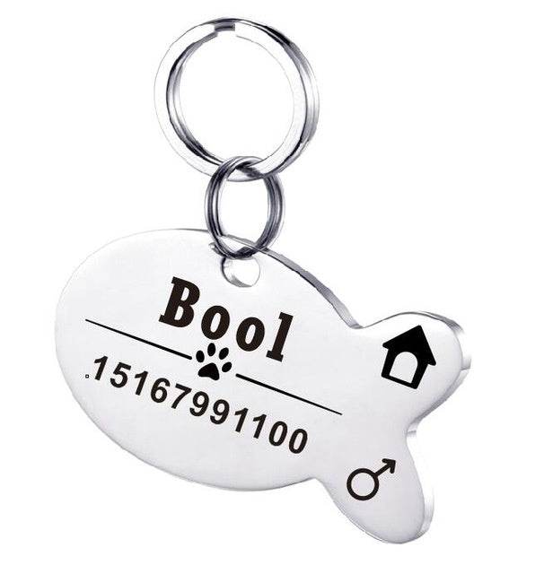 Personalized Dog ID Tag Stainless Steel Pet ID Tag - P12 Hub Europe