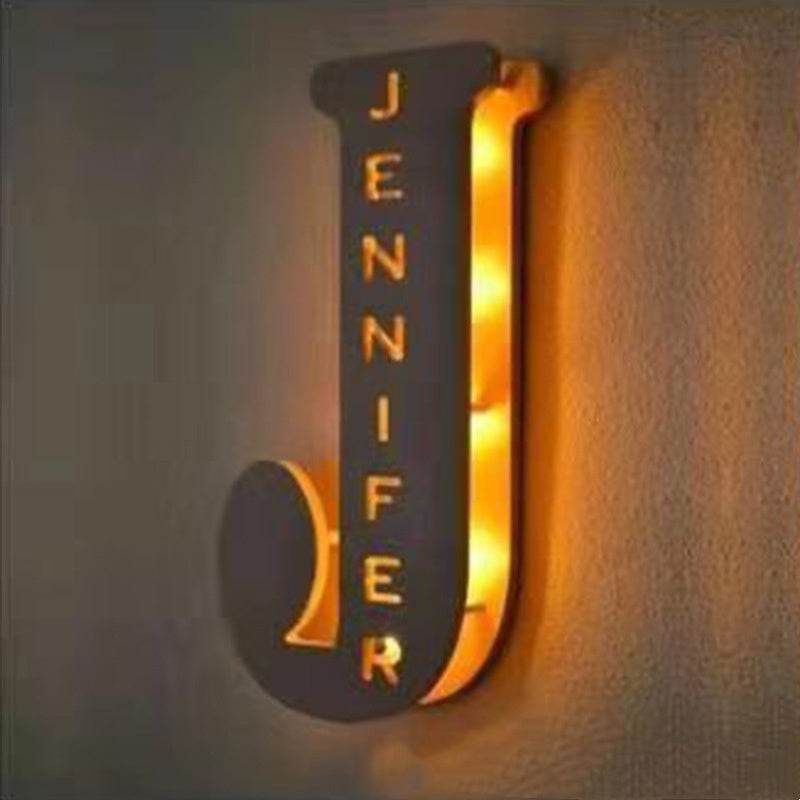 Personalized Custom Letter Lamp English Name Lamp - P12 Hub Europe