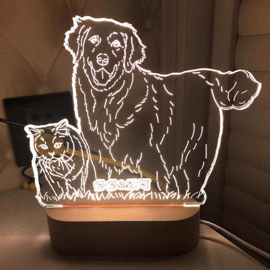 Custom Photo 3D Stereo Night Light - P12 Hub Europe