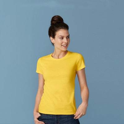 Pure Color Women T-shirt, Custom, Cotton T-shirt - P12 Hub Europe
