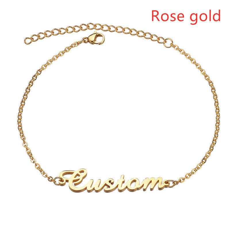 Personalized Creative Stainless Steel Custom Cut Name Bracelet - P12 Hub Europe