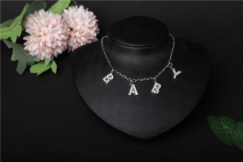 Customized English alphabet necklace - P12 Hub Europe