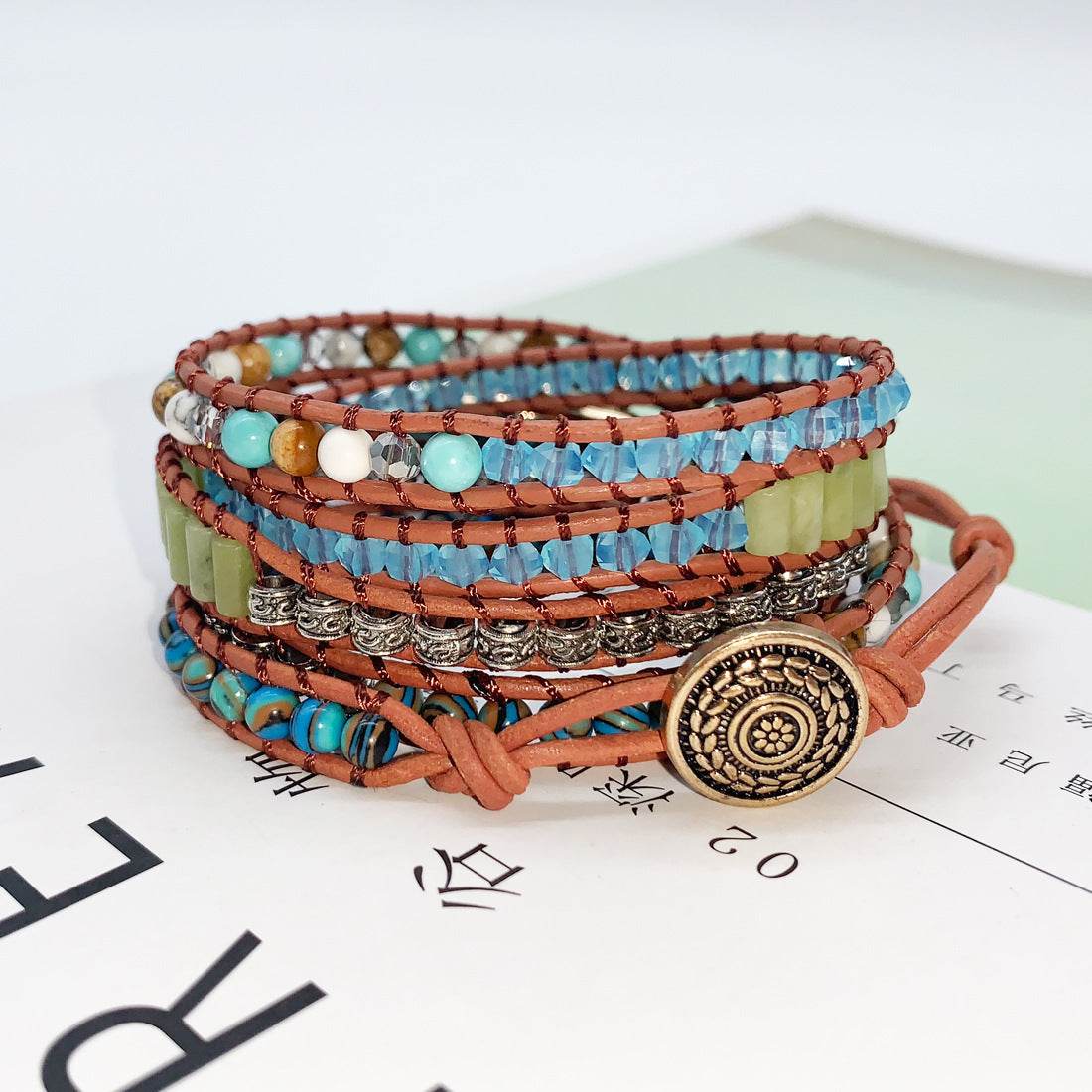Bead bracelet Multi-layer jewelry set - P12 Hub Europe