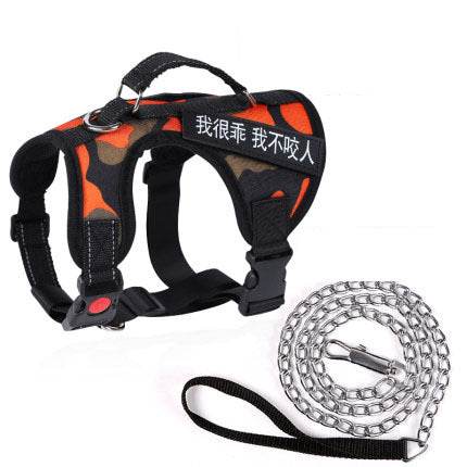 Dog Chest Harness Vest Type Traction RopeRed - P12 Hub Europe