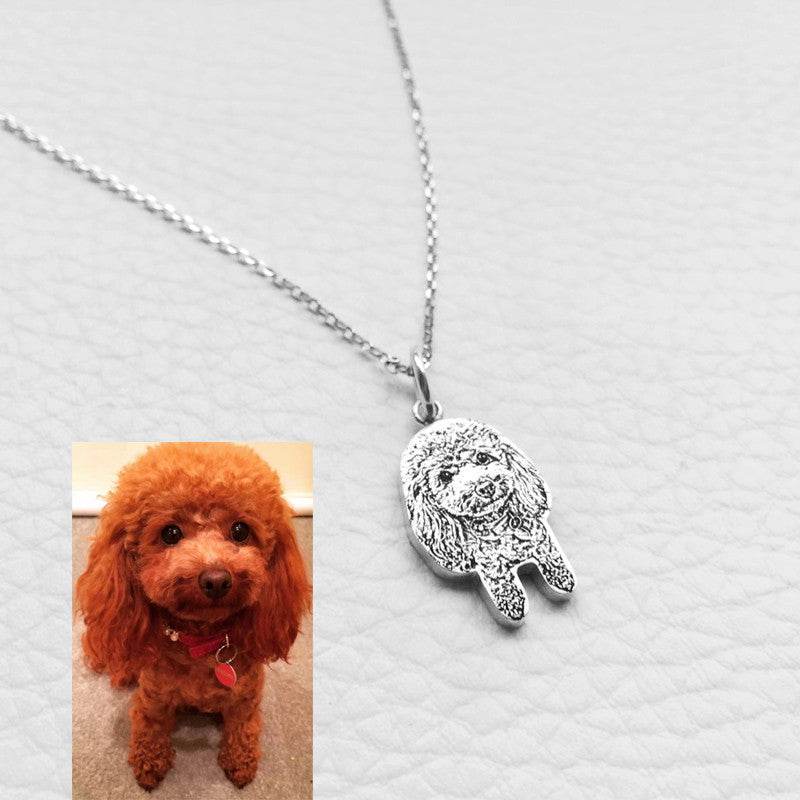 Cat And Puppy Photo Custom Necklace - P12 Hub Europe