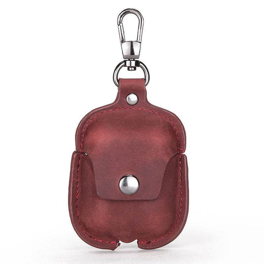 Compatible with Apple, Compatible with Apple , Apple AirPods Covers Leather Keychain Portable Headset - P12 Hub Europe
