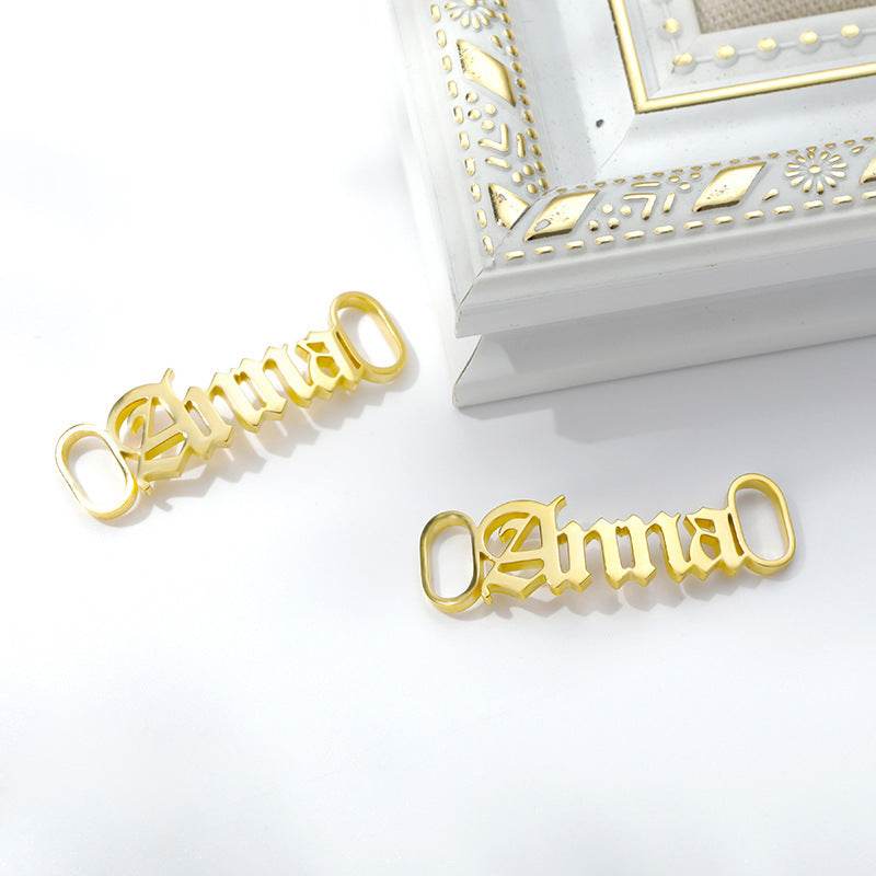 Custom Sneakers Tag for Women Men Stainless Steel Personalized Shoes Buckle - P12 Hub Europe