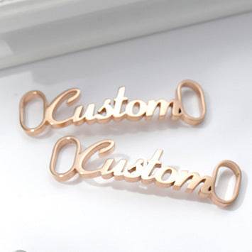 Custom Sneakers Tag for Women Men Stainless Steel Personalized Shoes Buckle - P12 Hub Europe