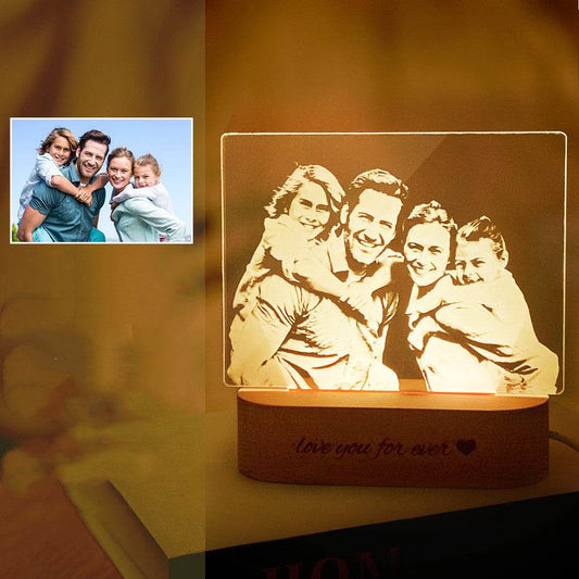 Custom Photo 3D Stereo Night Light - P12 Hub Europe
