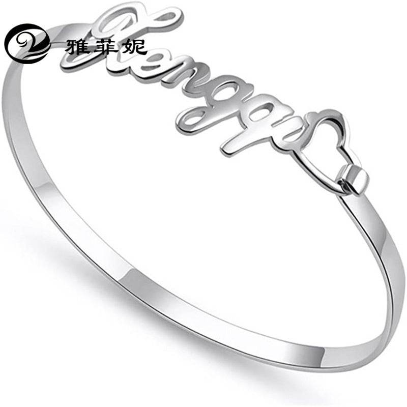 Customized Name Bracelet Personalized Custom Bangles Stainless Steel Jewelry - P12 Hub Europe