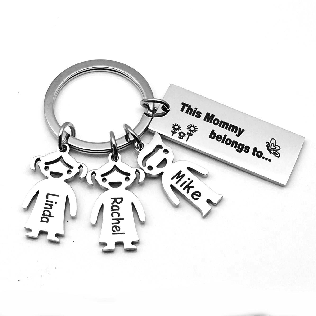 Stainless Steel Boy And Girl Keychain - P12 Hub Europe