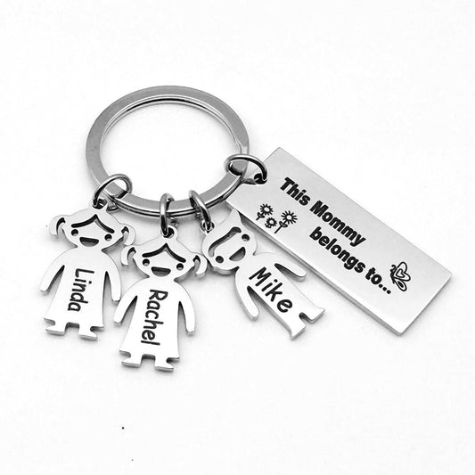 Stainless Steel Boy And Girl Keychain - P12 Hub Europe