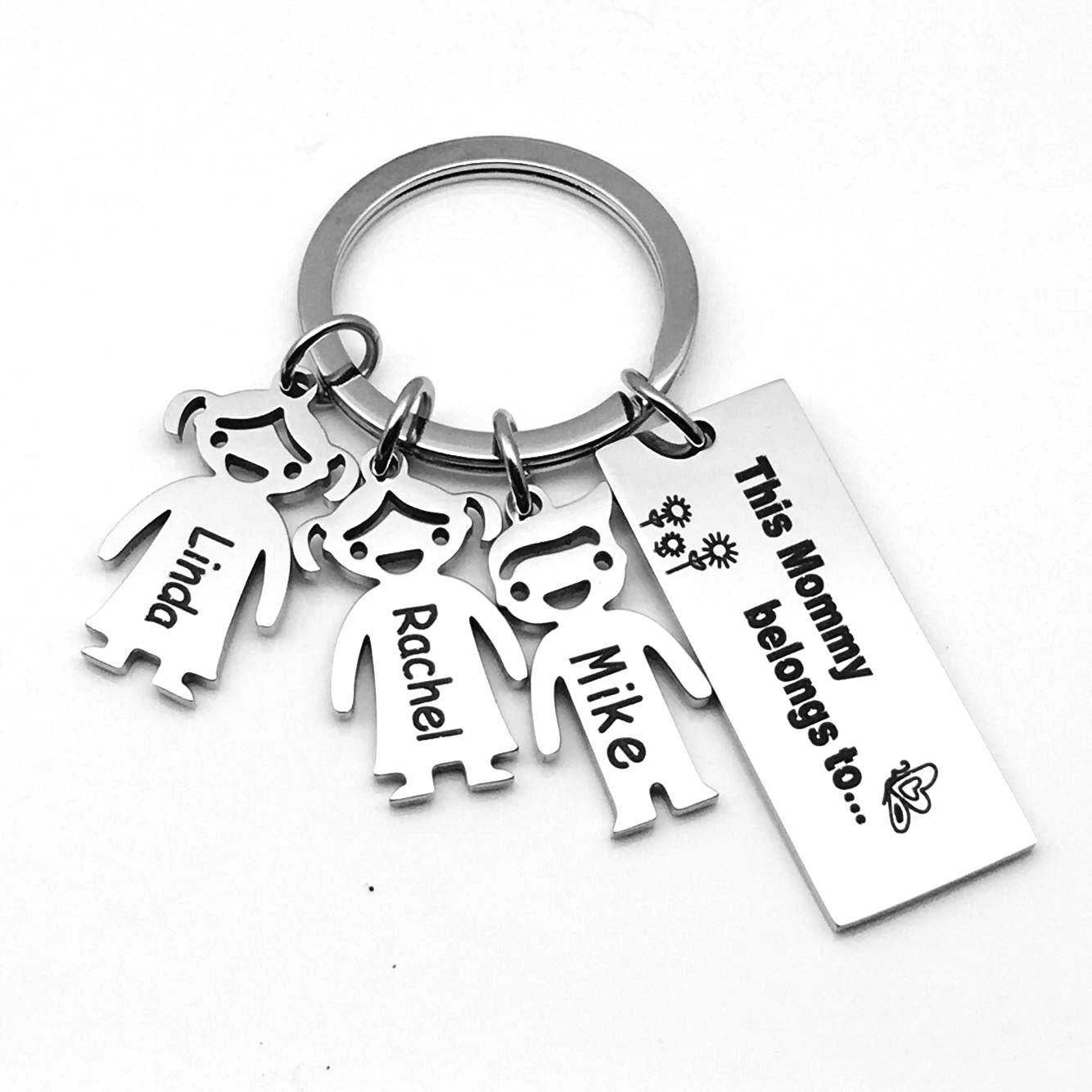 Stainless Steel Boy And Girl Keychain - P12 Hub Europe