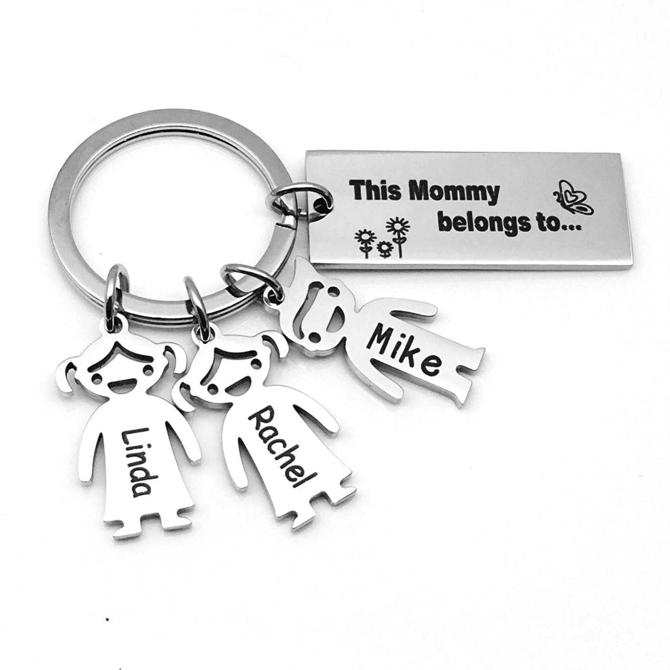 Stainless Steel Boy And Girl Keychain - P12 Hub Europe