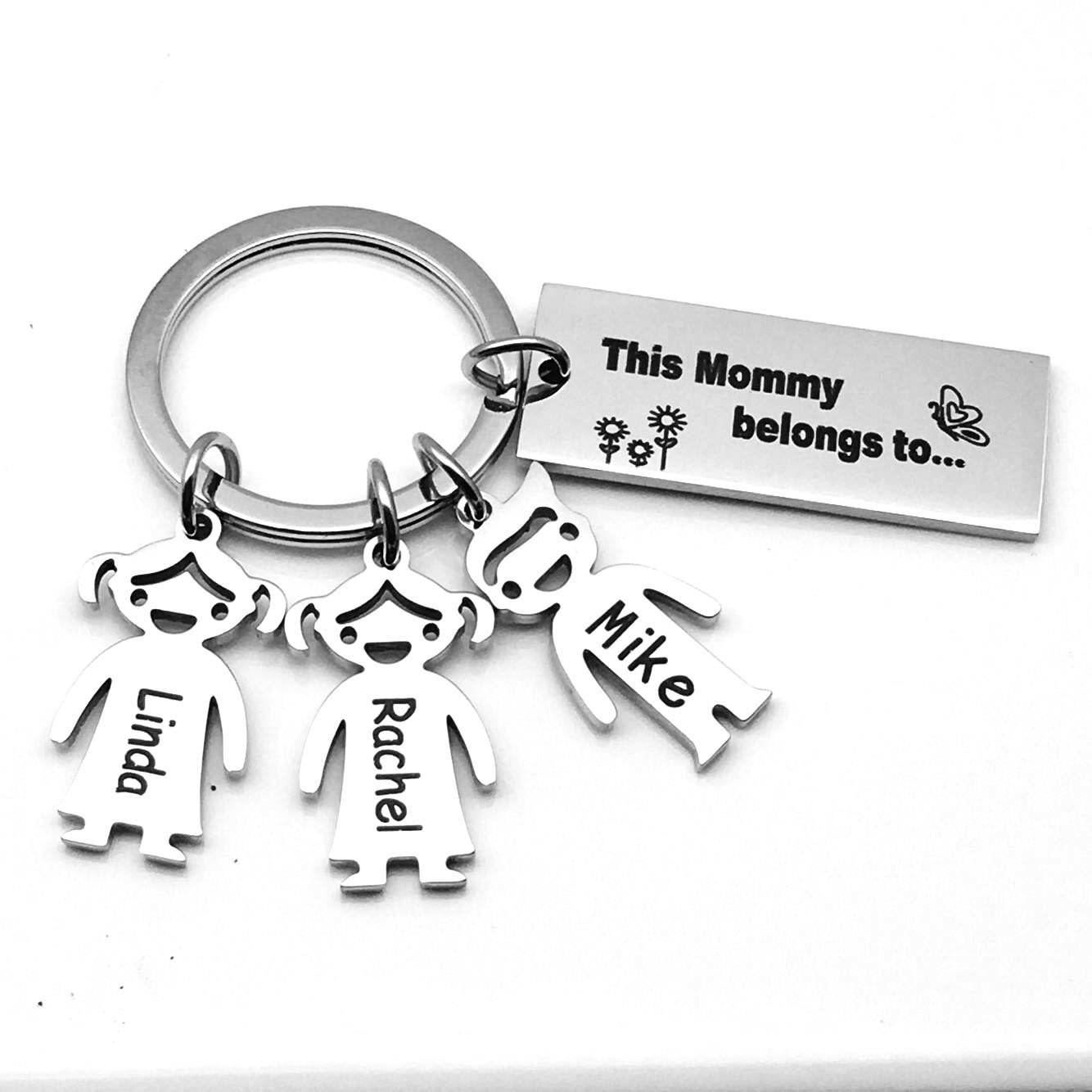 Stainless Steel Boy And Girl Keychain - P12 Hub Europe