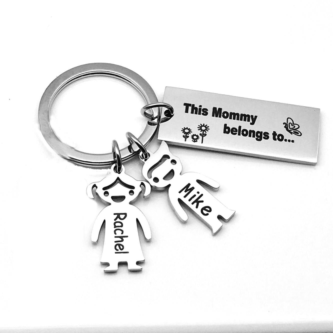 Stainless Steel Boy And Girl Keychain - P12 Hub Europe