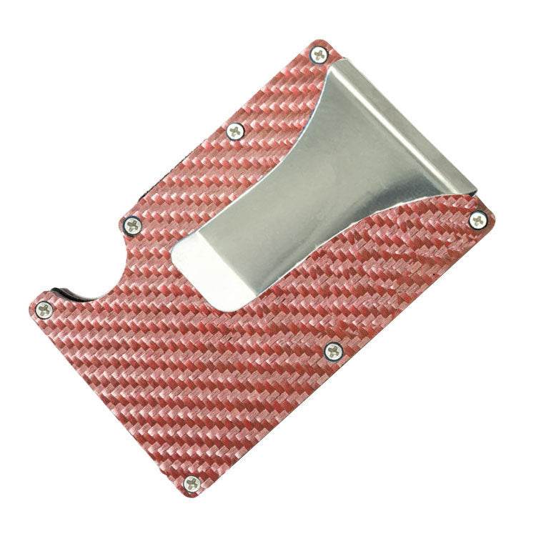 Carbon Fiber Card Holder RFID Metal Wallet - P12 Hub Europe