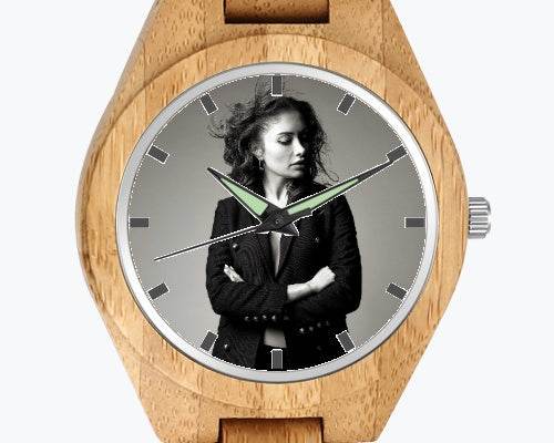 Men's Engraved Wooden Watch - P12 Hub Europe