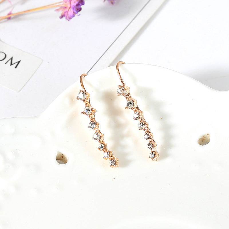 7 long rhinestone bridal earrings - P12 Hub Europe