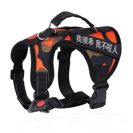 Dog Chest Harness Vest Type Traction RopeRed - P12 Hub Europe