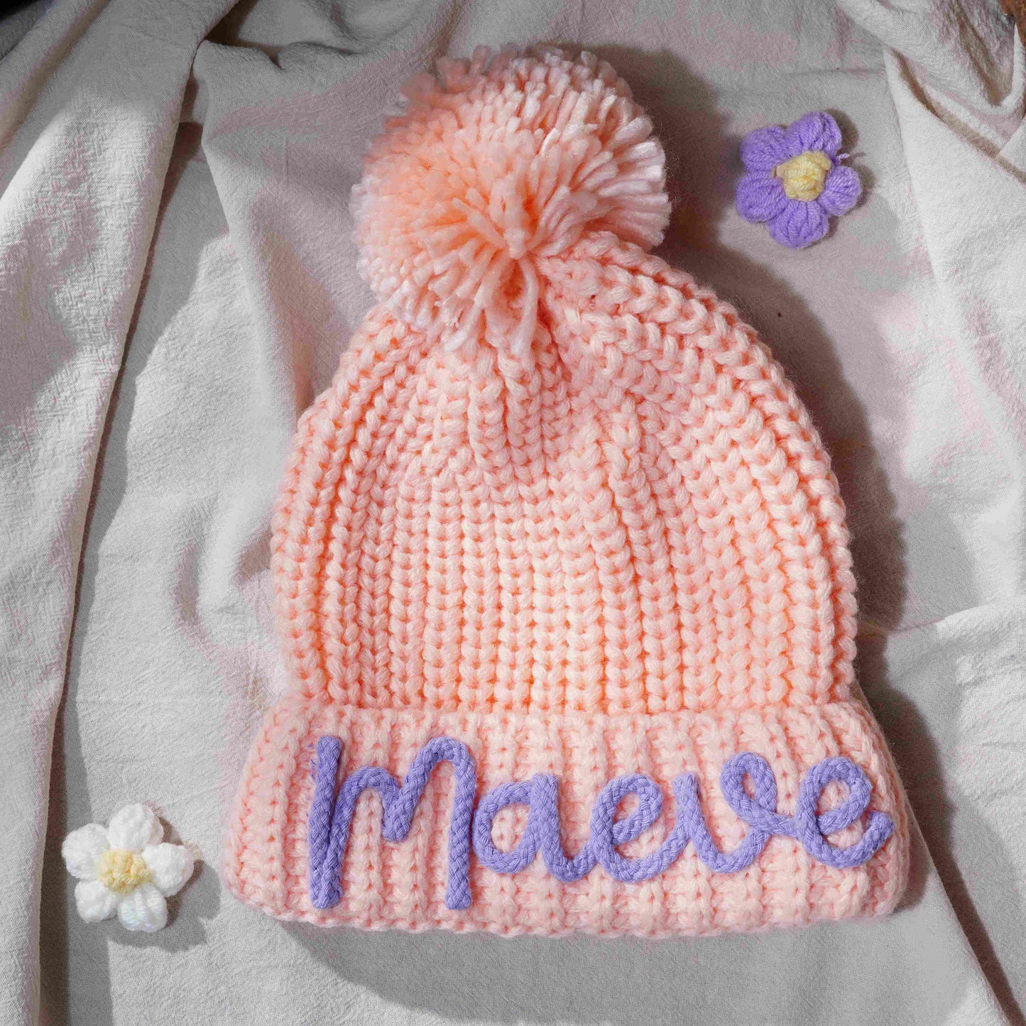 Personalized Customization DIY Name Handmade Crochet Three-dimensional Letter Children's Hat - P12 Hub Europe