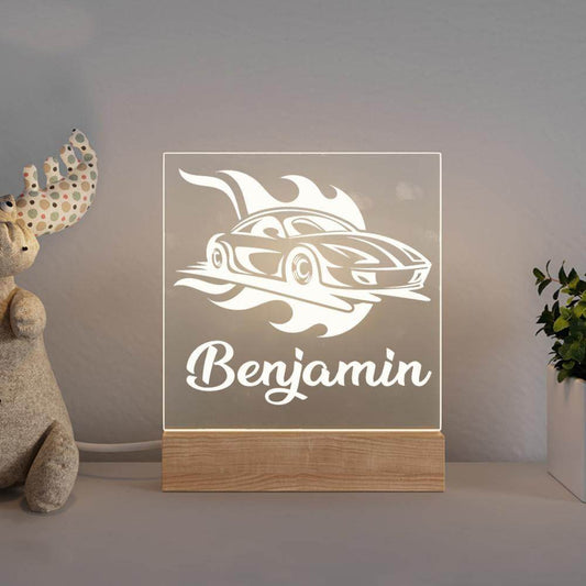 Personalized 3D USB Interior Decoration Night Light With Name - P12 Hub Europe