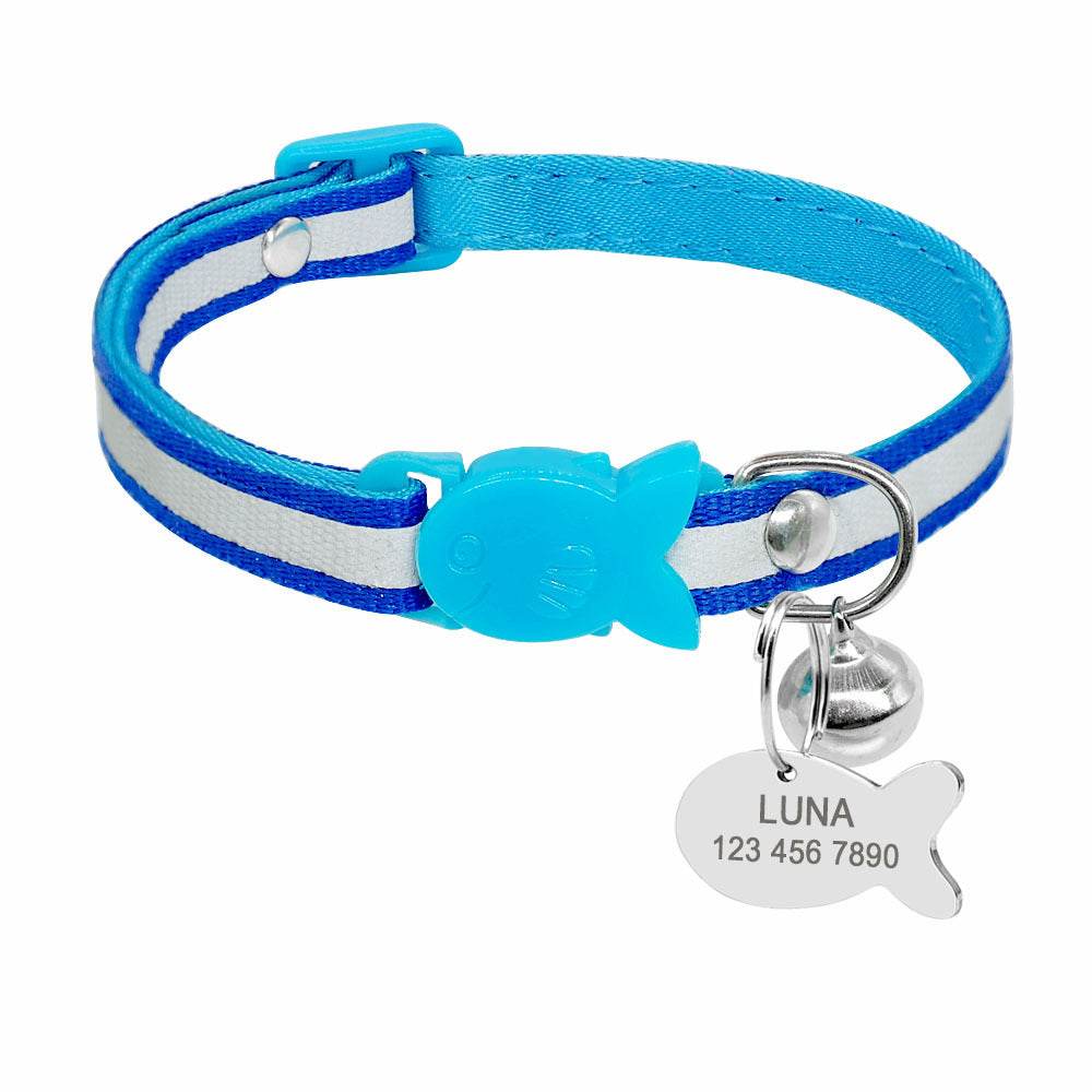 Collar Reflective Bell Adjustable Safety Buckle - P12 Hub Europe