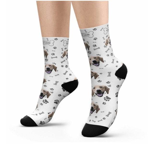 Personalized Custom Pet Head Print Socks For Dog Cat Lover - P12 Hub Europe