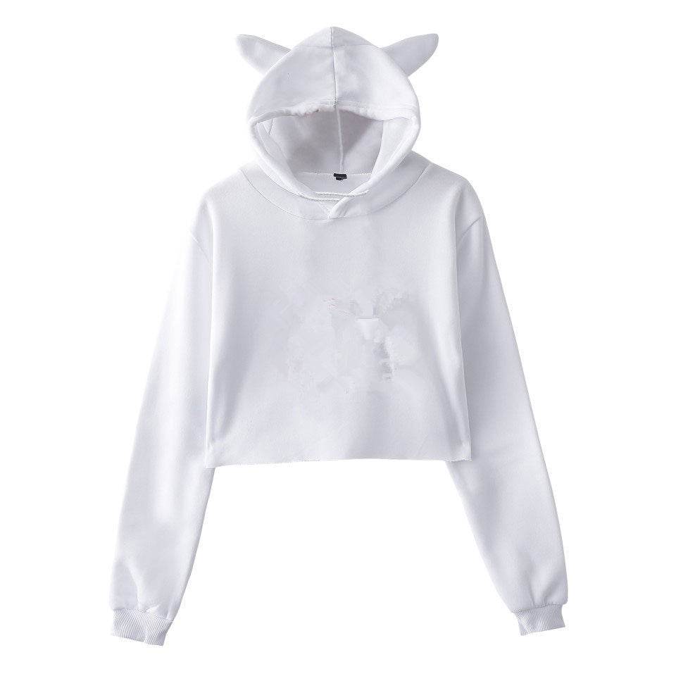 Sweatshirt Women Hoodie Pullover Clothes For Girls Streetwear Spring Long Sleeve Crop Top Hoodies - P12 Hub Europe