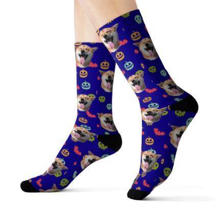 Personalized Custom Pet Head Print Socks For Dog Cat Lover - P12 Hub Europe