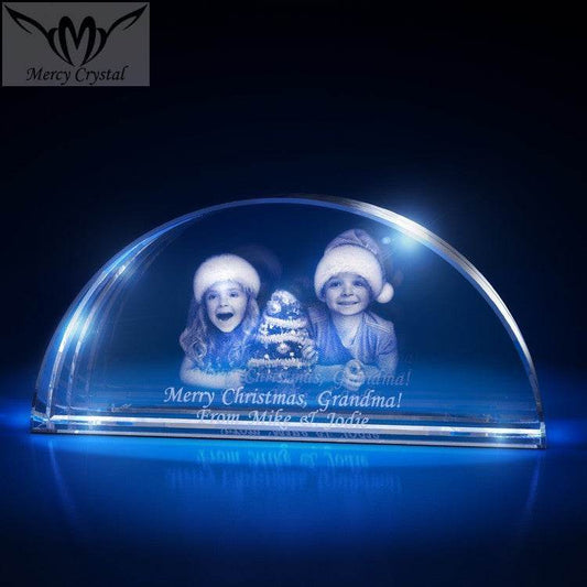 crystal photo custom laser engraving crystal sphere - P12 Hub Europe