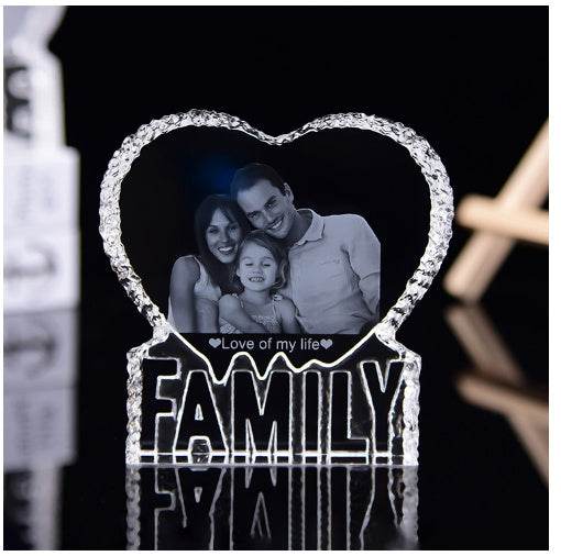 Engravable Photo Crystal Ornaments - P12 Hub Europe